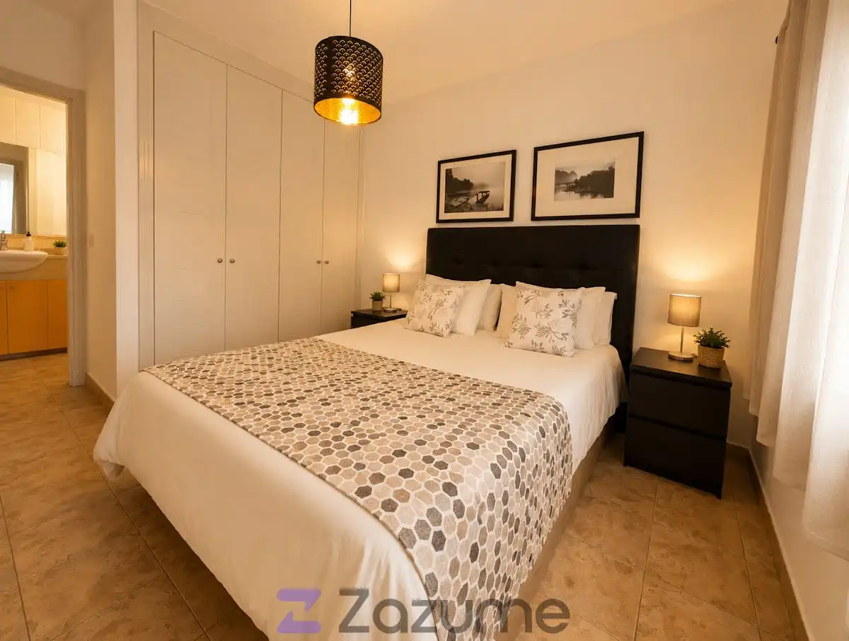 Bedroom of Flat for rent in Puerto de la Cruz  with Air Conditioner, Private garden and Terrace