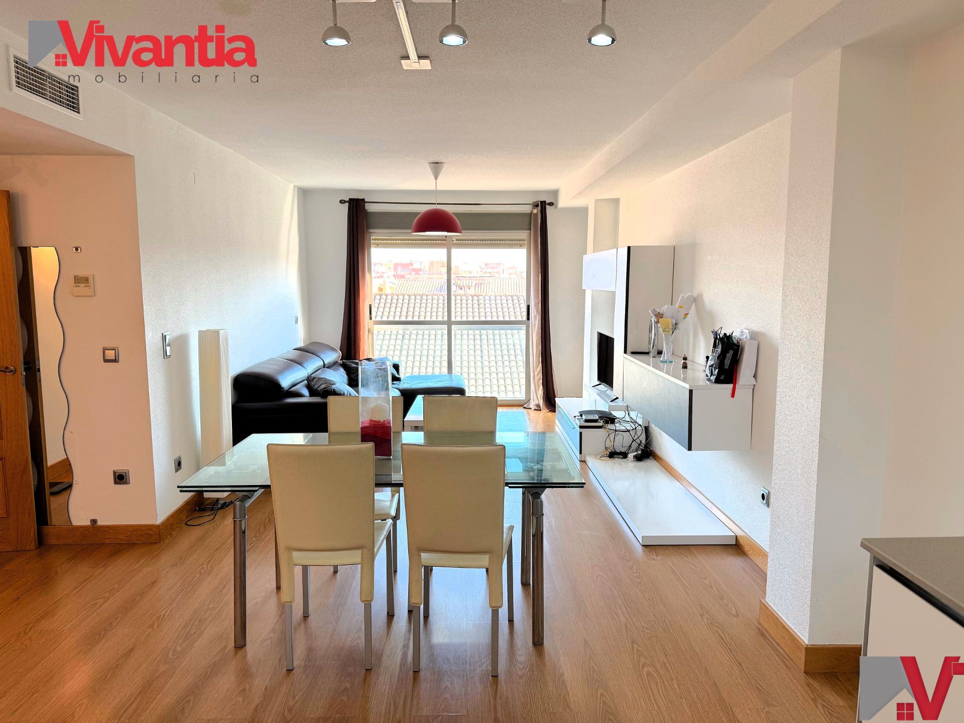 Sala d'estar de Apartament en venda en Lorca amb Aire condicionat, Parquet i Traster
