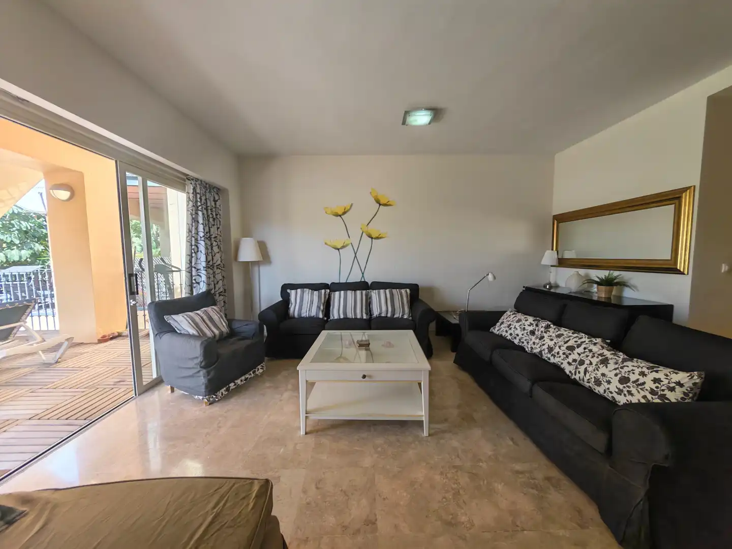 Living room of Flat for rent in Alhaurín de la Torre  with Air Conditioner, Heating and Private garden