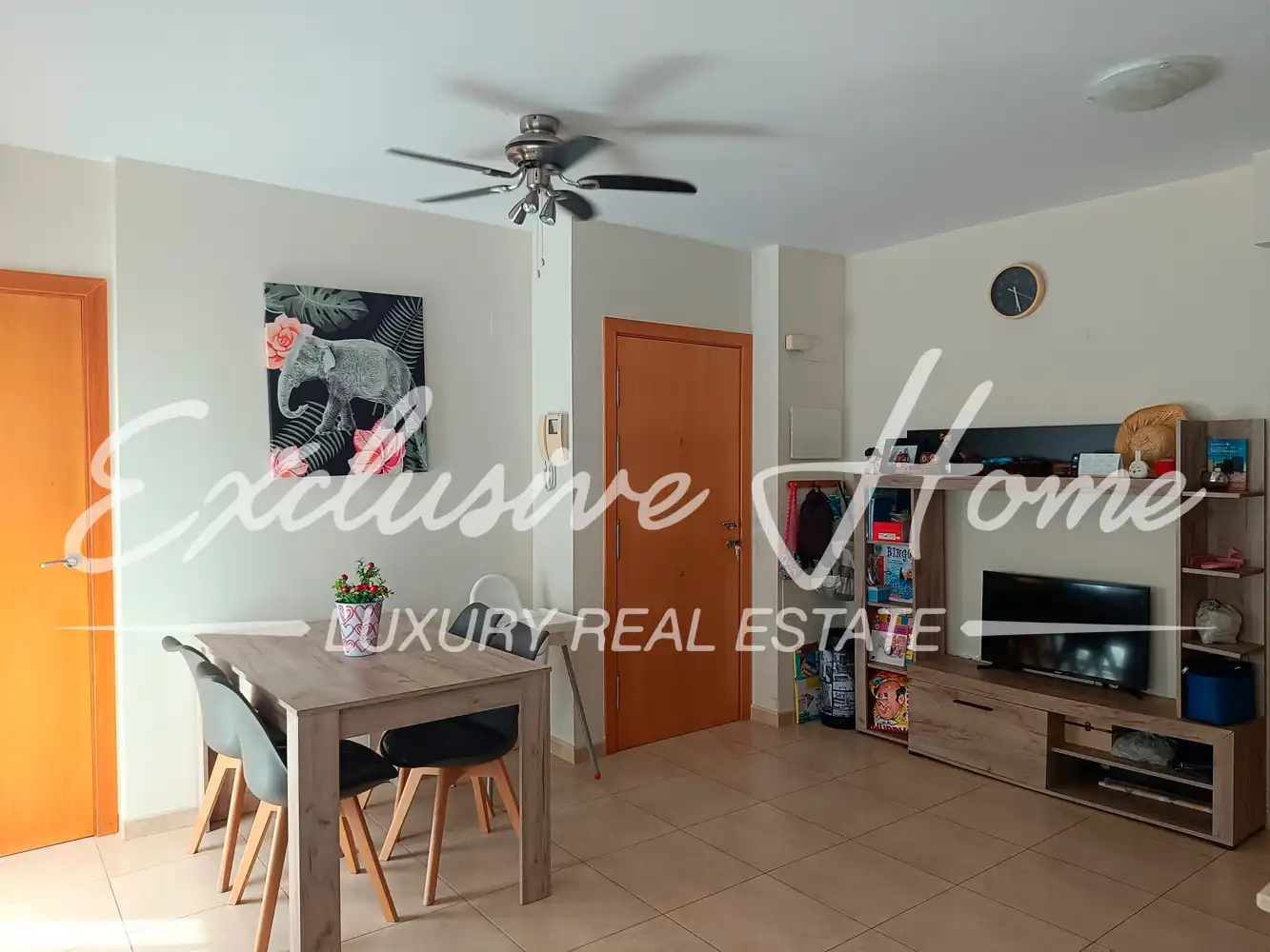 Living room of Attic for rent in Benicarló  with Air Conditioner, Terrace and Furnished