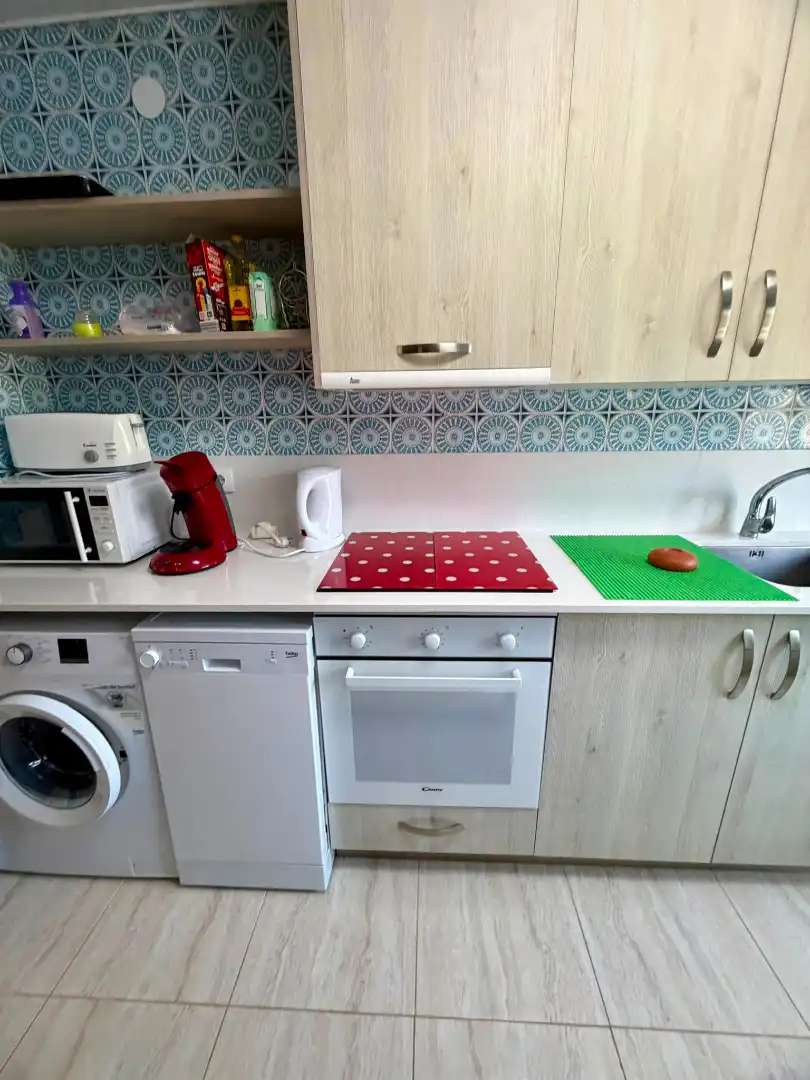 Kitchen of Flat for sale in Mont-roig del Camp  with Heating, Terrace and Furnished