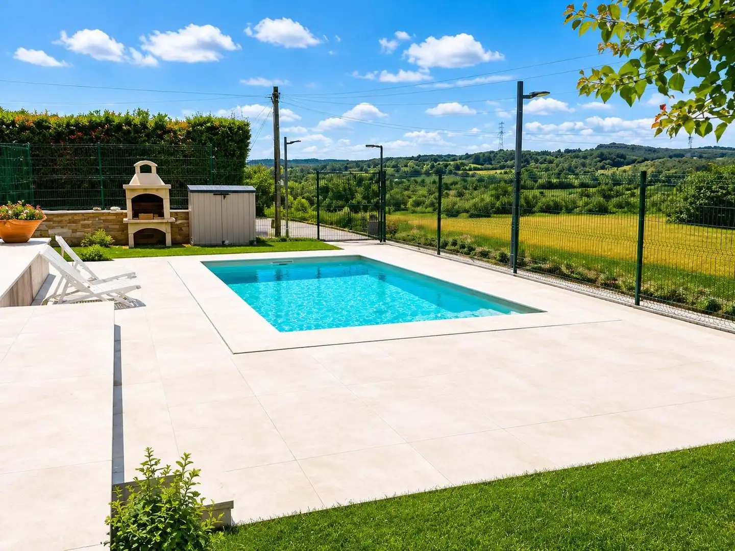 Piscina de Casa o chalet en venta en Bàscara con Aire acondicionado, Calefacción y Jardín privado