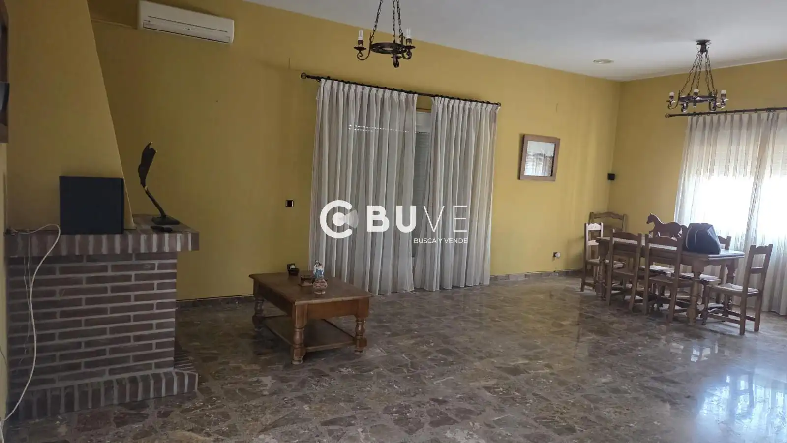 Sala de estar de Casa o chalet en venta en Las Ventas de San Julián con Aire acondicionado, Calefacción y Terraza