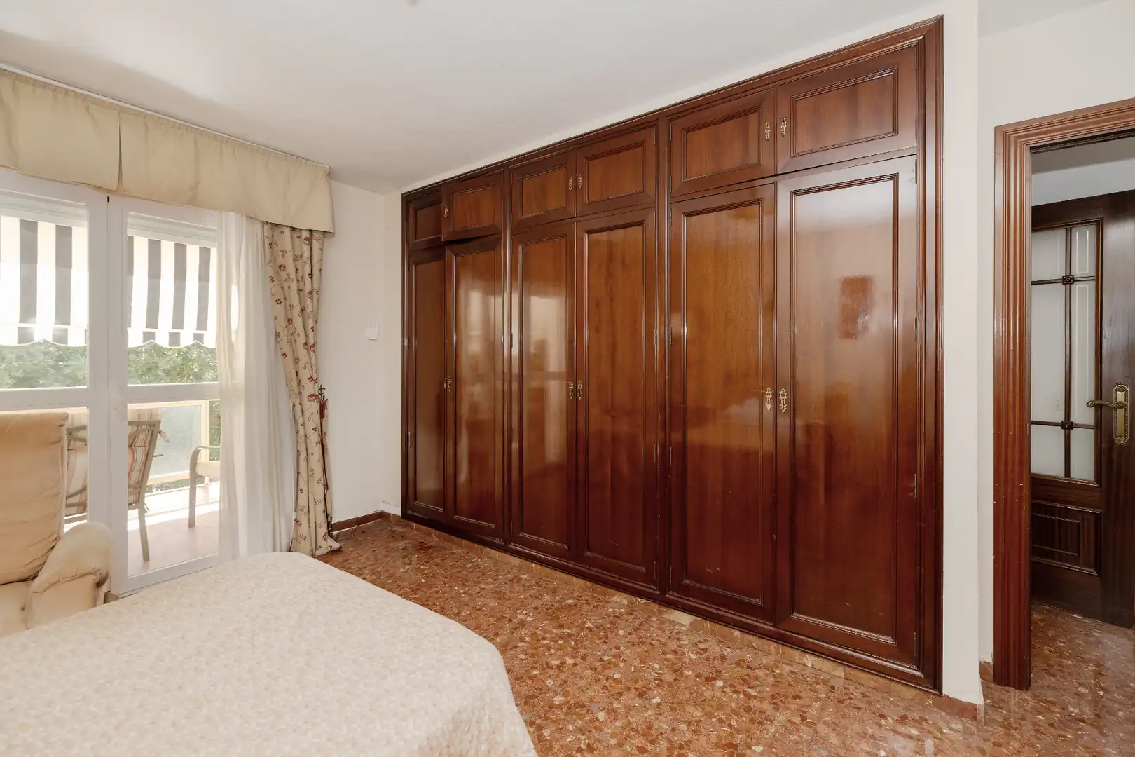 Bedroom of Flat for sale in Málaga  with Air Conditioner, Heating and Terrace