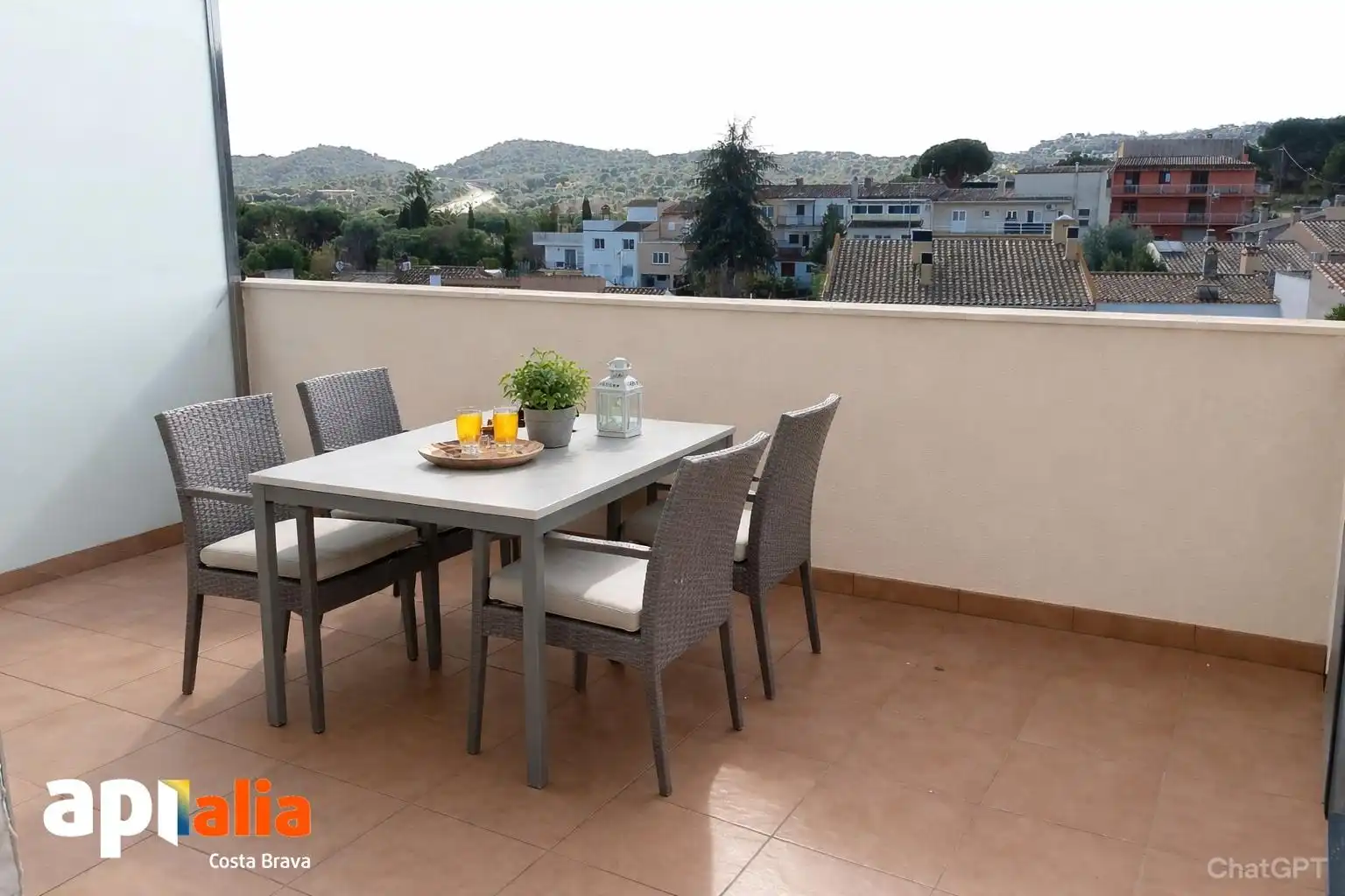 Terraza de Piso en venta en Calonge i Sant Antoni con Calefacción y Jardín privado