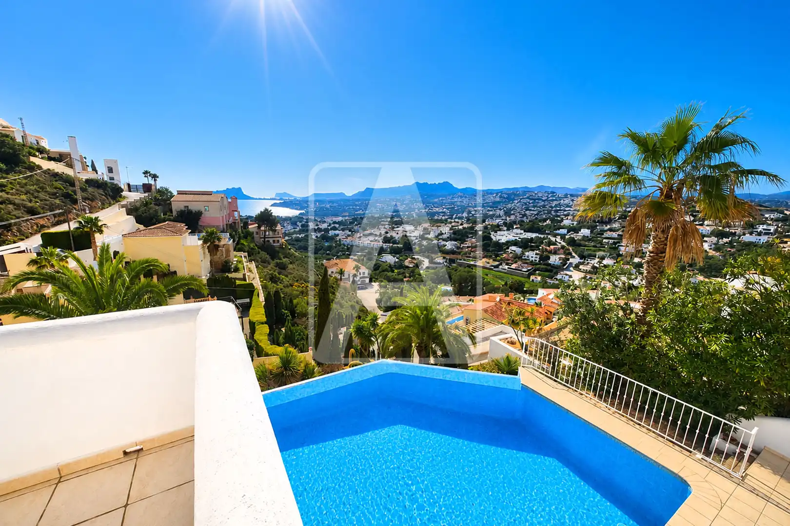 Exterior view of Houses for sale in Moraira  with Air Conditioner, Heating and Private garden