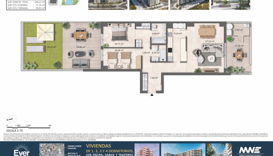 Foto 1 de Piso en venta en Poligono Sup, 115, Nueva Almería - Cortijo Grande - Vega de Acá, Almería