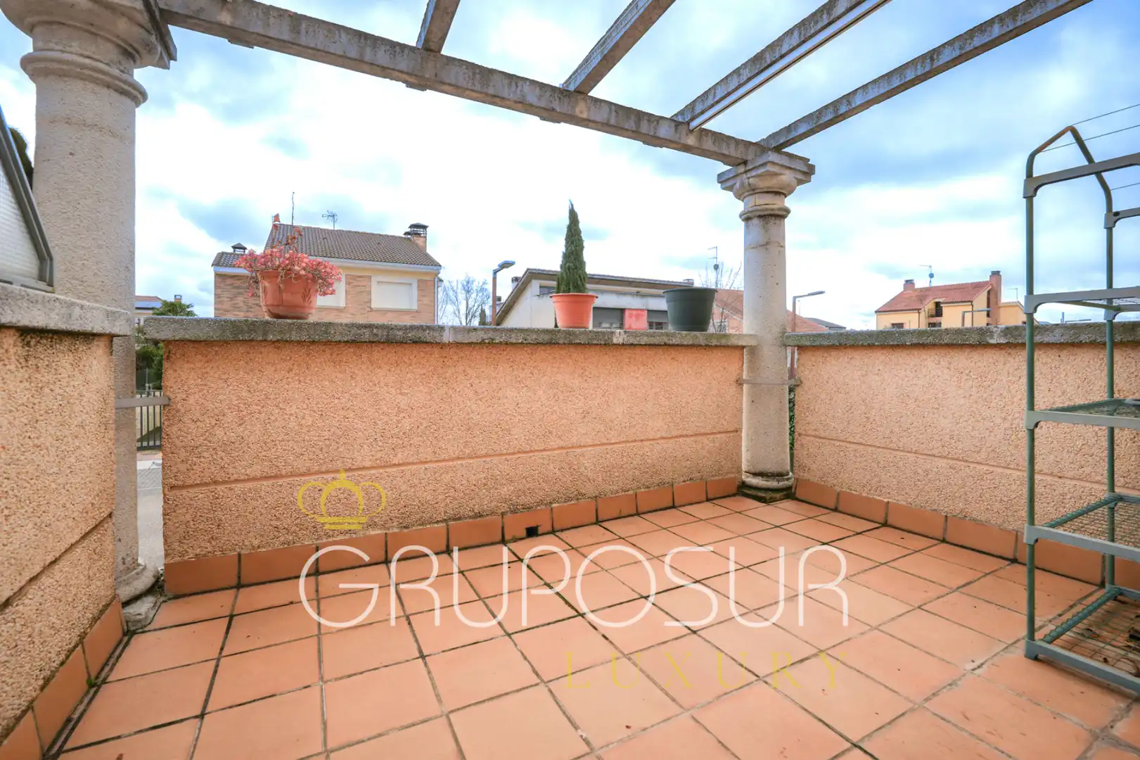 Terraza de Casa adosada en venta en Arroyo de la Encomienda con Calefacción, Jardín privado y Parquet