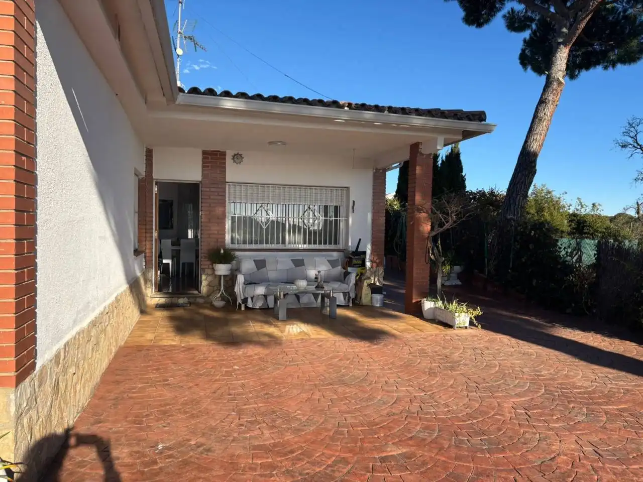 Vista exterior de Casa o xalet en venda en Fogars de la Selva amb Calefacció, Jardí privat i Terrassa