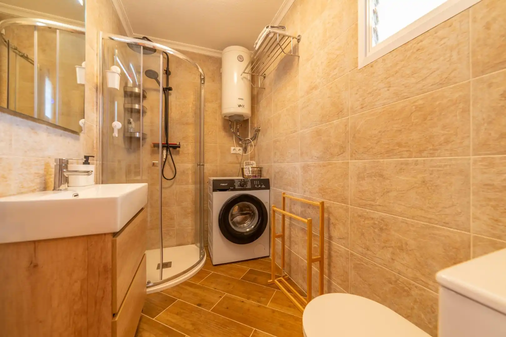 Bany de Apartament en venda en San Javier amb Aire condicionat, Jardí privat i Terrassa