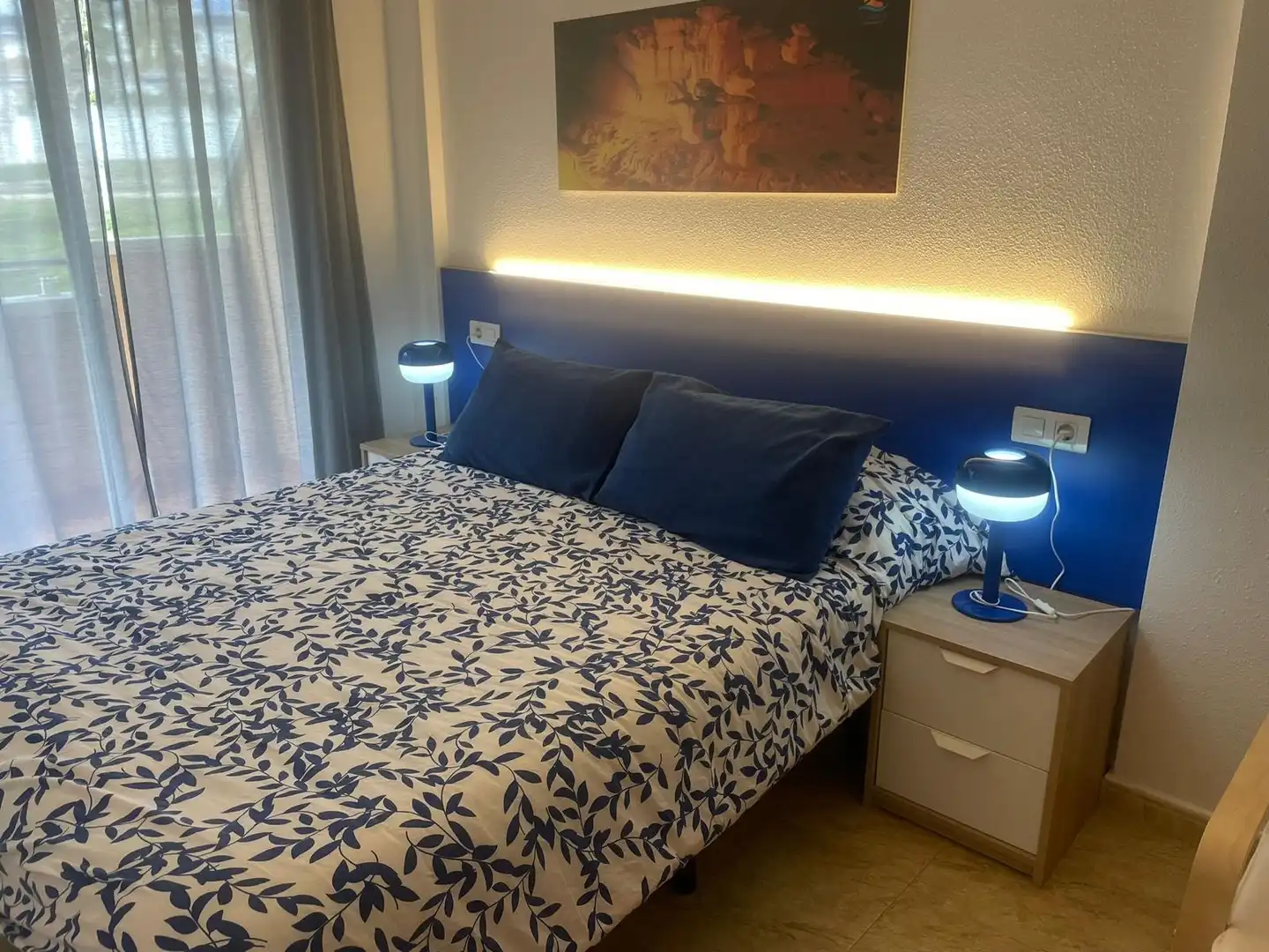 Schlafzimmer von Wohnung zur Miete in Cartagena mit Klimaanlage, Heizung und Möbliert