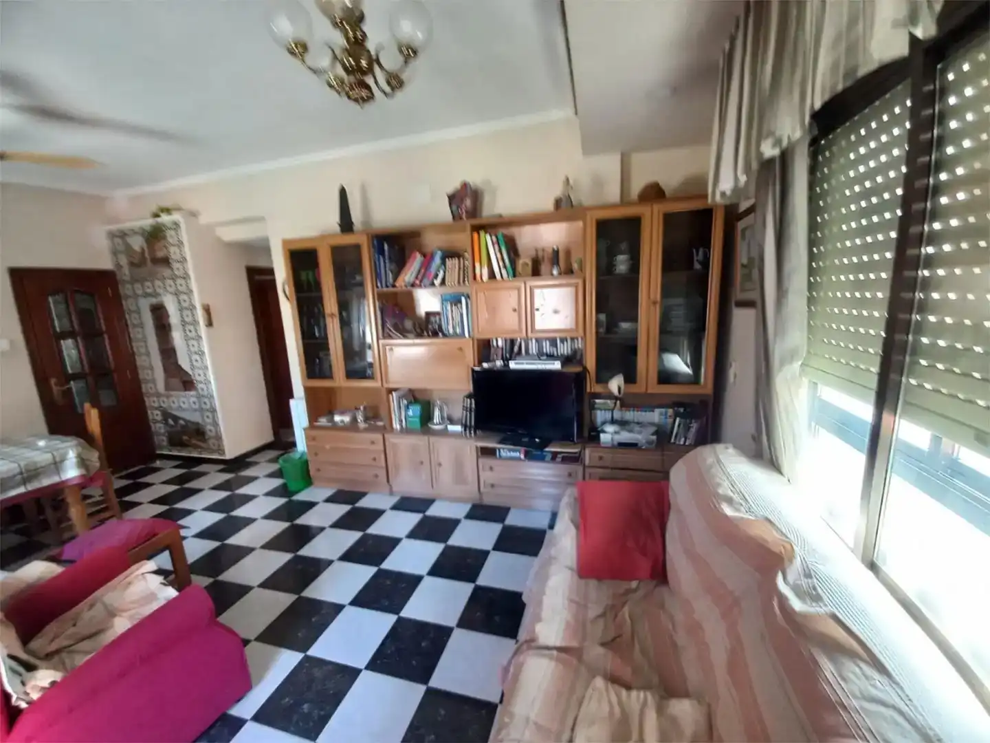 Wohnzimmer von Wohnung zur Miete in  Valencia Capital mit Klimaanlage, Terrasse und Balkon