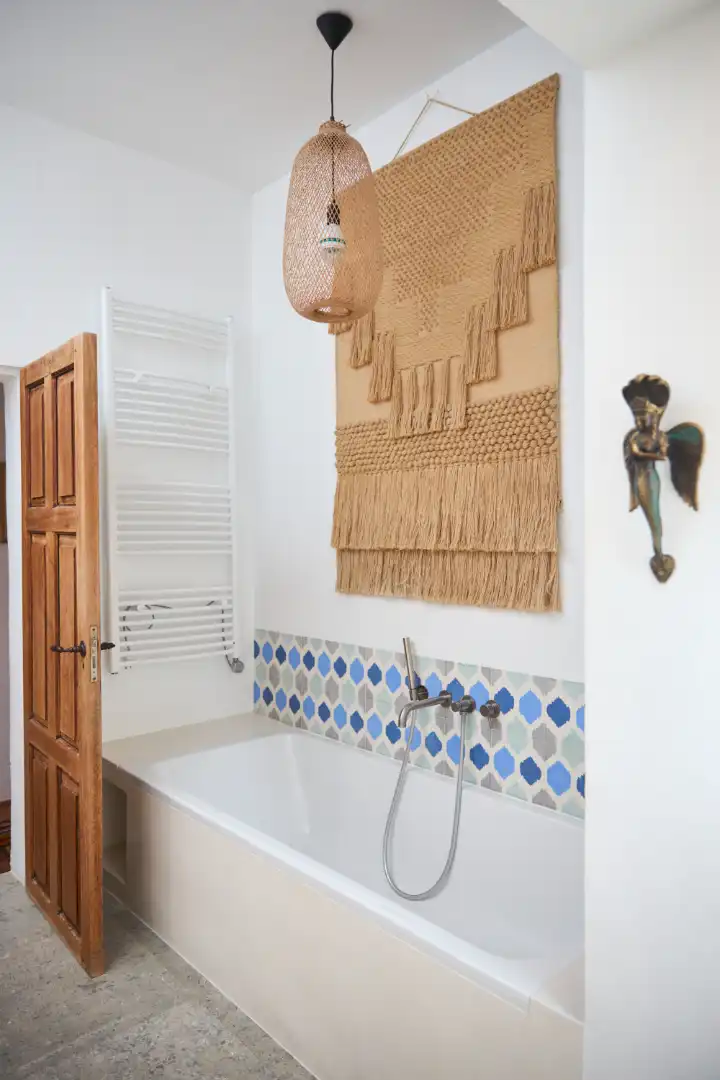 Bany de Finca rústica en venda en Sant Joan de Labritja amb Aire condicionat, Jardí privat i Parquet