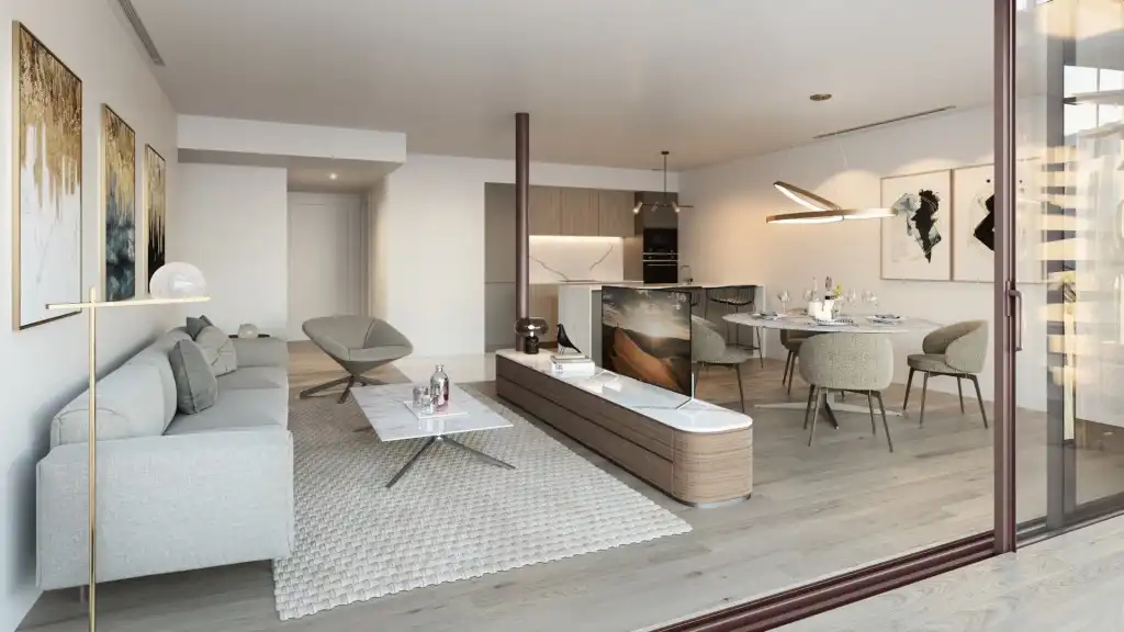 Sala de estar de Ático en venta en  Palma de Mallorca con Aire acondicionado, Calefacción y Terraza
