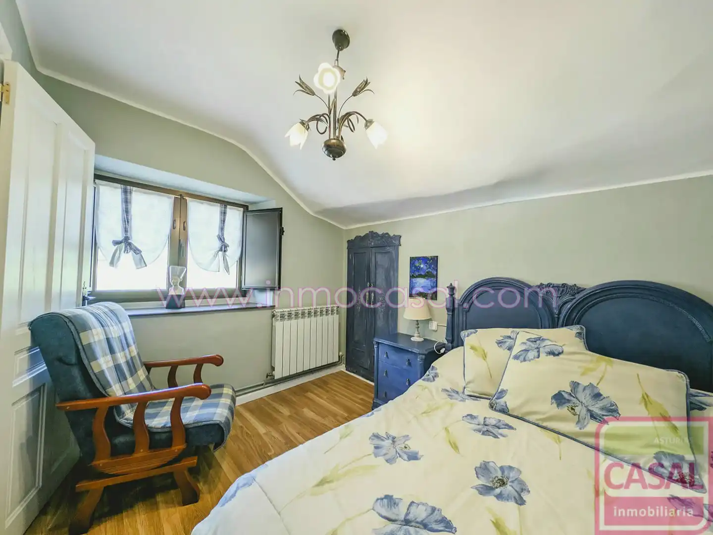 Schlafzimmer von Wohnung zum Verkauf in Mieres (Asturias) mit Heizung und Möbliert