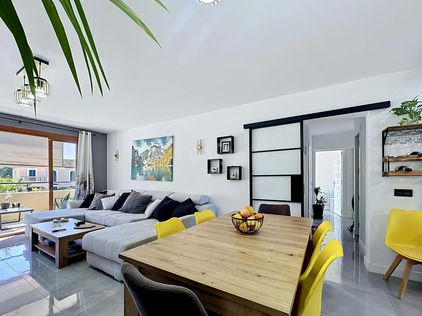 Sala de estar de Piso en venta en Pollença con Aire acondicionado y Calefacción