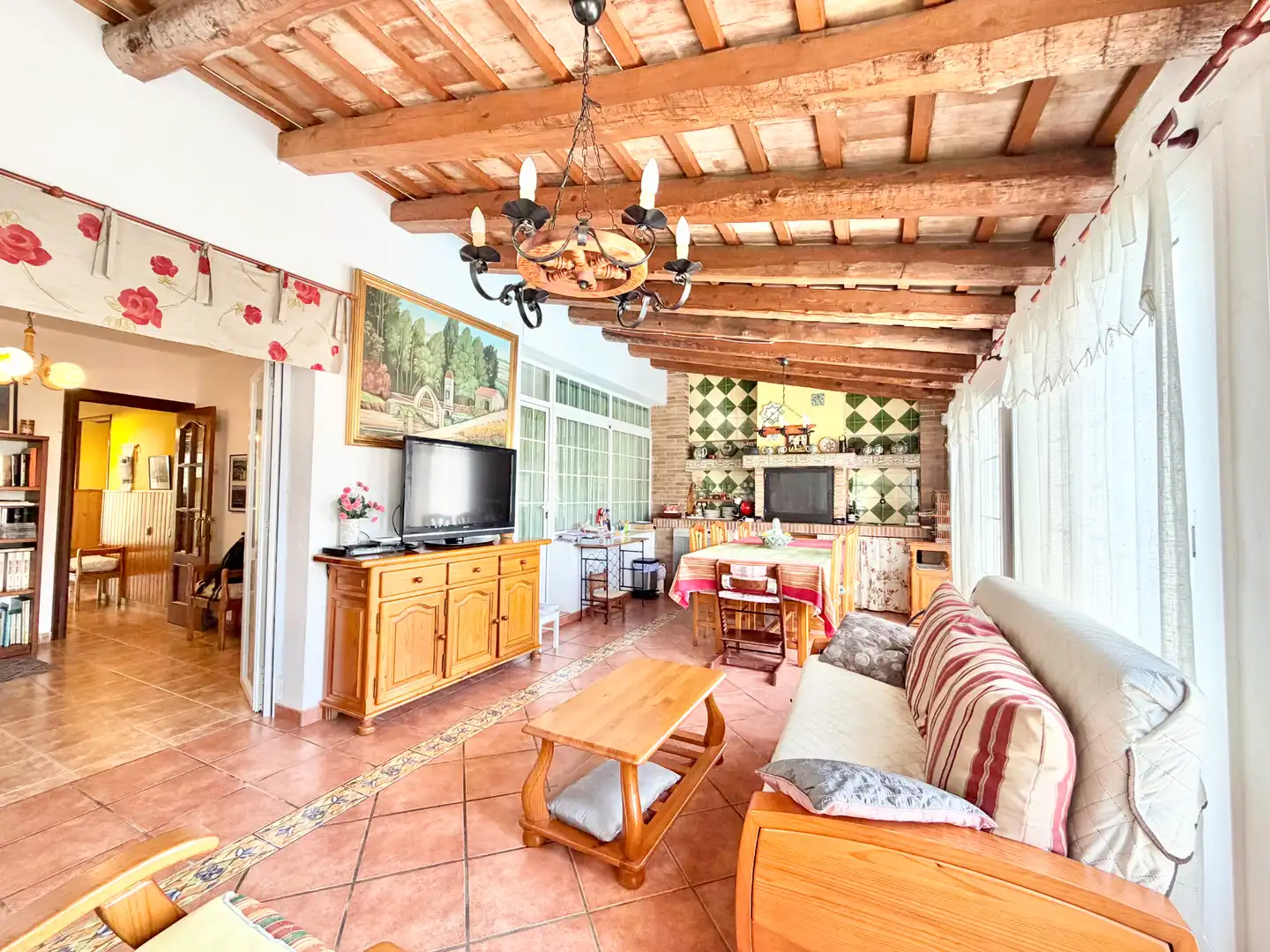 Living room of Houses for sale in Canyelles  with Air Conditioner, Heating and Private garden
