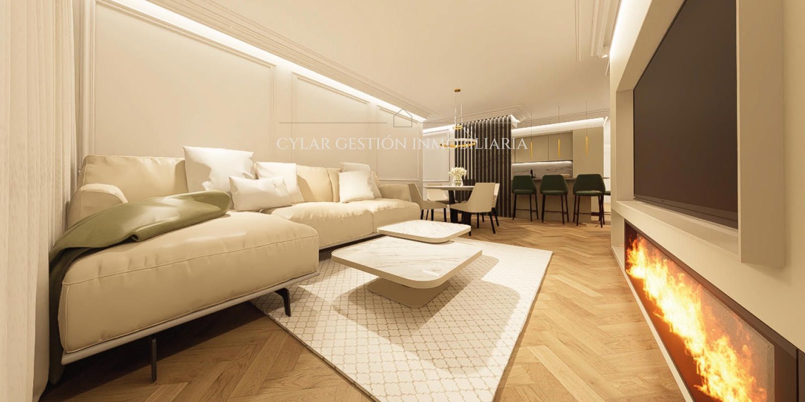 Sala d'estar de Pis en venda en Salamanca Capital amb Aire condicionat, Calefacció i Parquet
