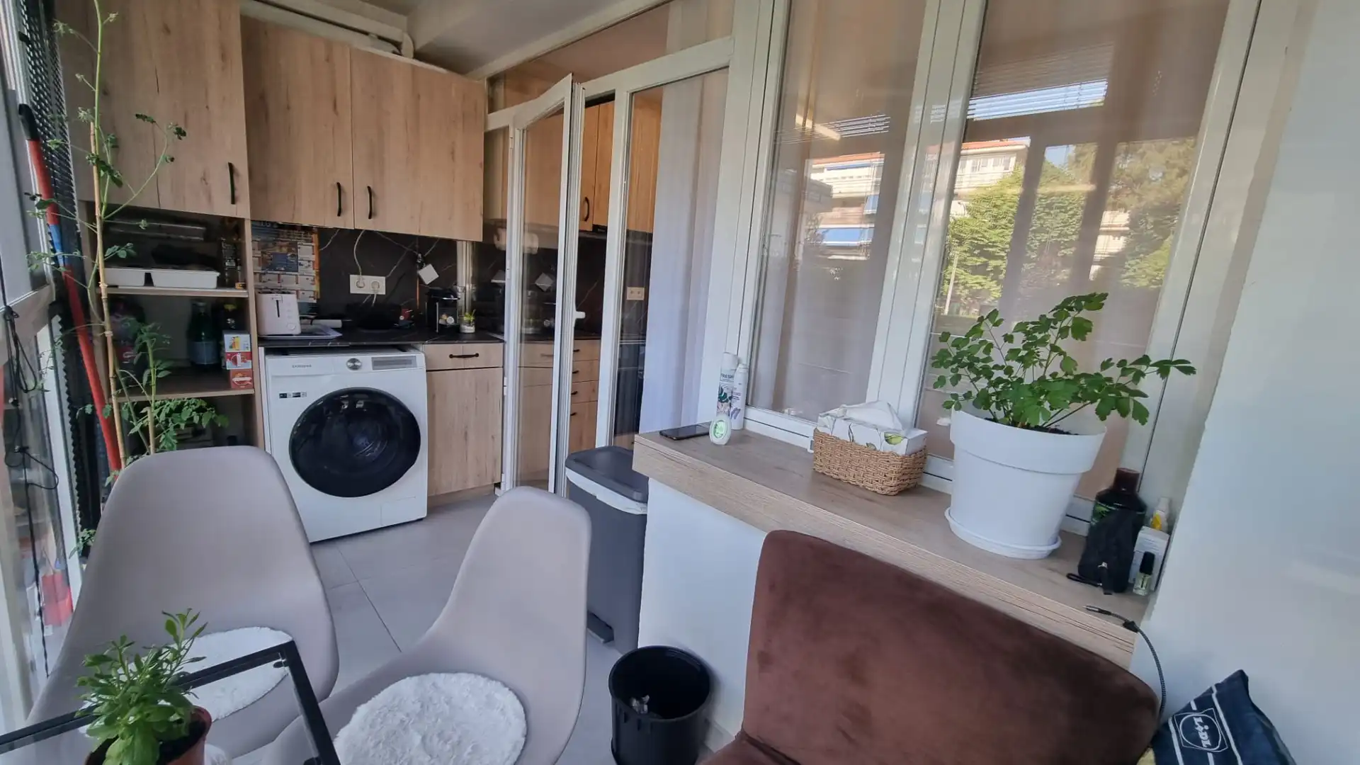 Küche von Wohnung zum Verkauf in Collado Villalba mit Klimaanlage, Heizung und Terrasse