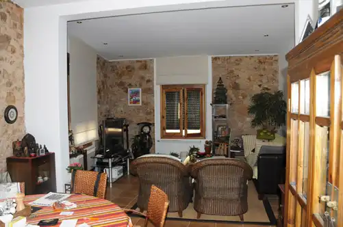 Sala de estar de Piso en venta en Sant Feliu de Guíxols con Calefacción, Amueblado y Horno