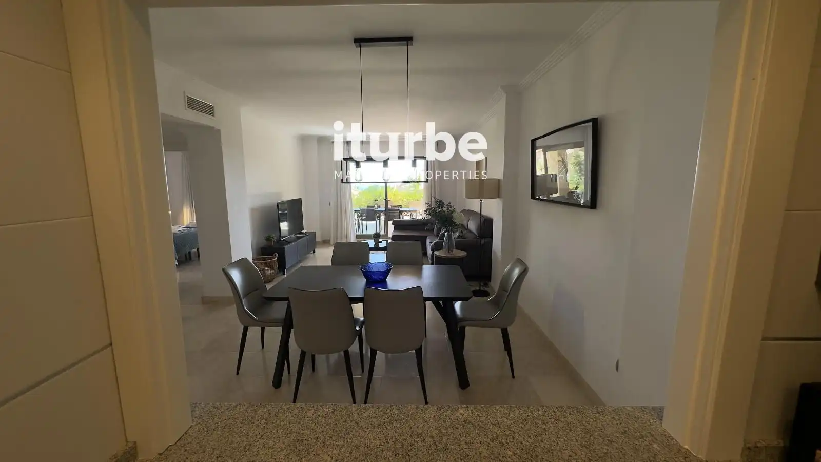 Dining room of Flat for rent in Benahavís  with Air Conditioner, Terrace and Swimming Pool