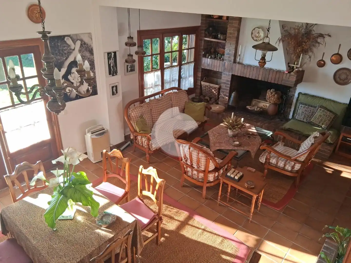 Sala de estar de Casa o chalet en venta en Vigo  con Calefacción, Jardín privado y Piscina