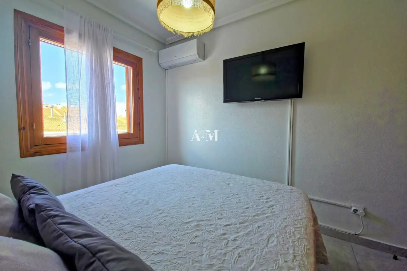 Bedroom of Flat for rent in Pilar de la Horadada  with Air Conditioner, Heating and Terrace