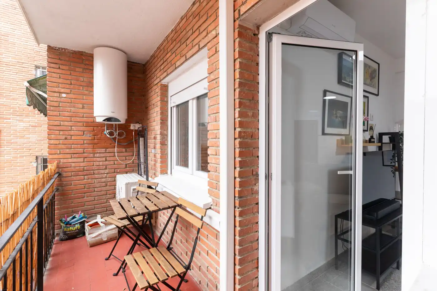 Terrasse von Wohnung zur Miete in Madrid mit Klimaanlage, Heizung und Möbliert