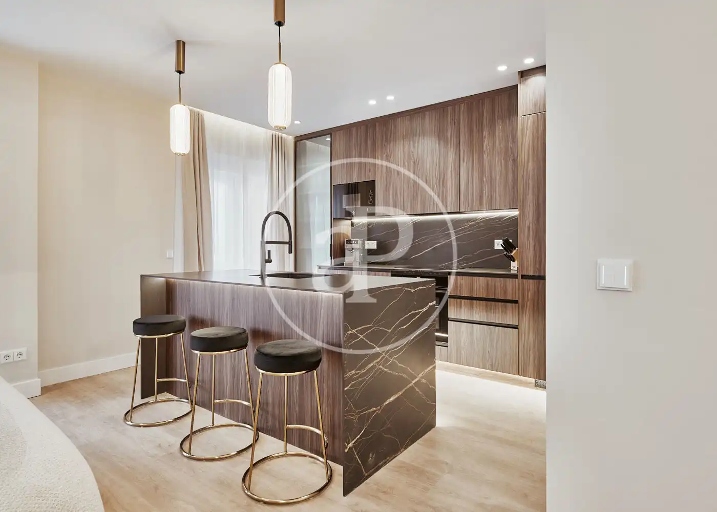 Kitchen of Flat for sale in Madrid  with Air Conditioner, Heating and Furnished