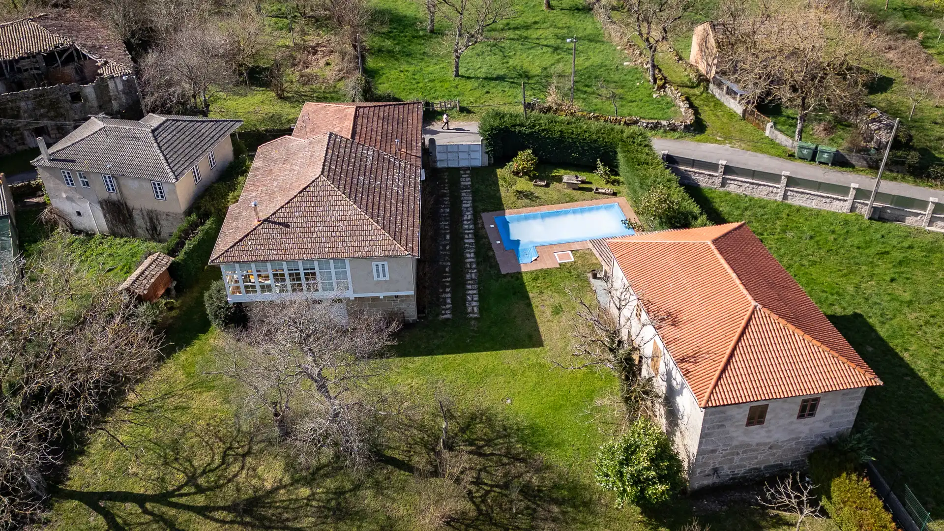 Casa rustica con piscina in vendita a Vilar de Barrio, imagen 2