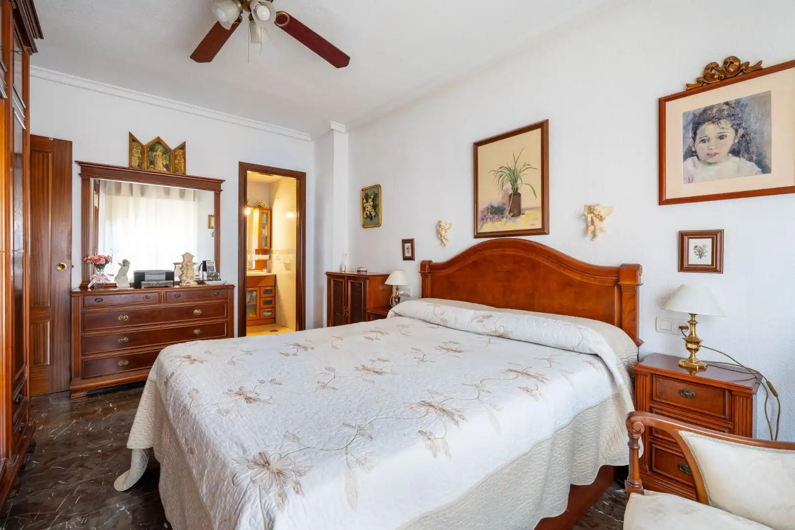 Bedroom of Flat for sale in Almería  with Air Conditioner, Storage room and Balcony