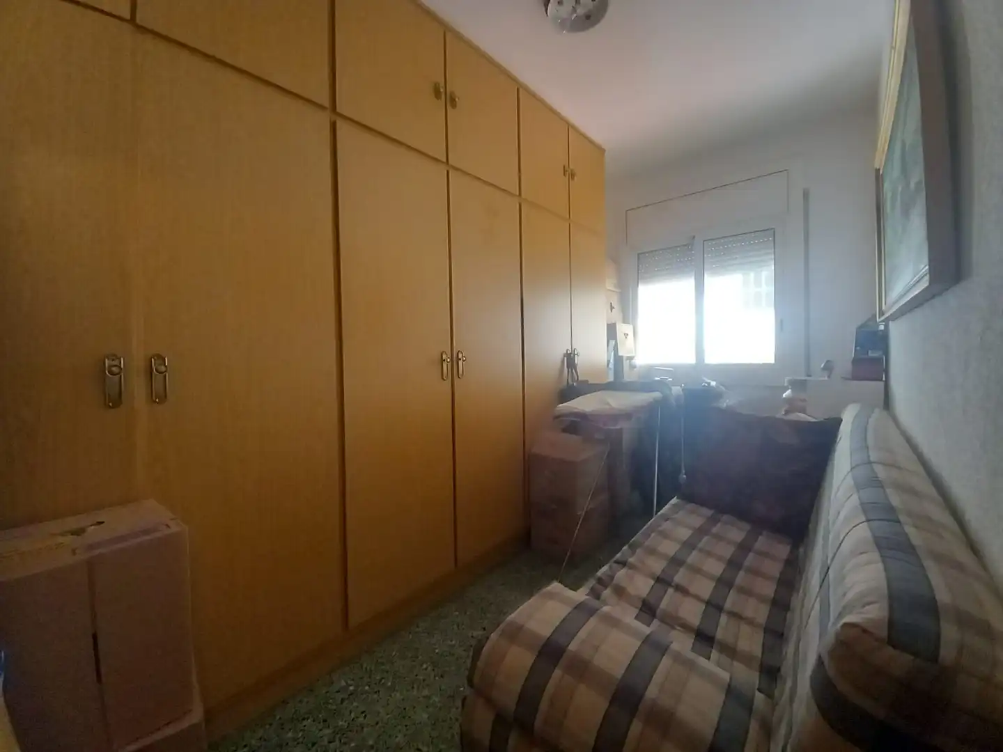 Schlafzimmer von Wohnung zum Verkauf in Badalona mit Klimaanlage, Heizung und Terrasse