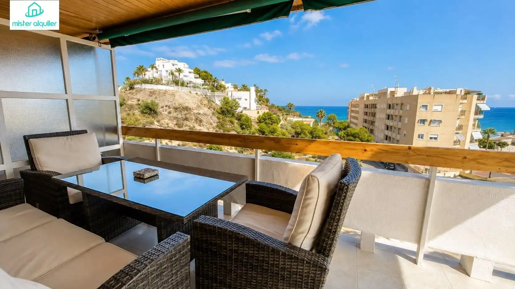 Terrace of Apartments for rent in El Campello  with Air Conditioner, Heating and Terrace