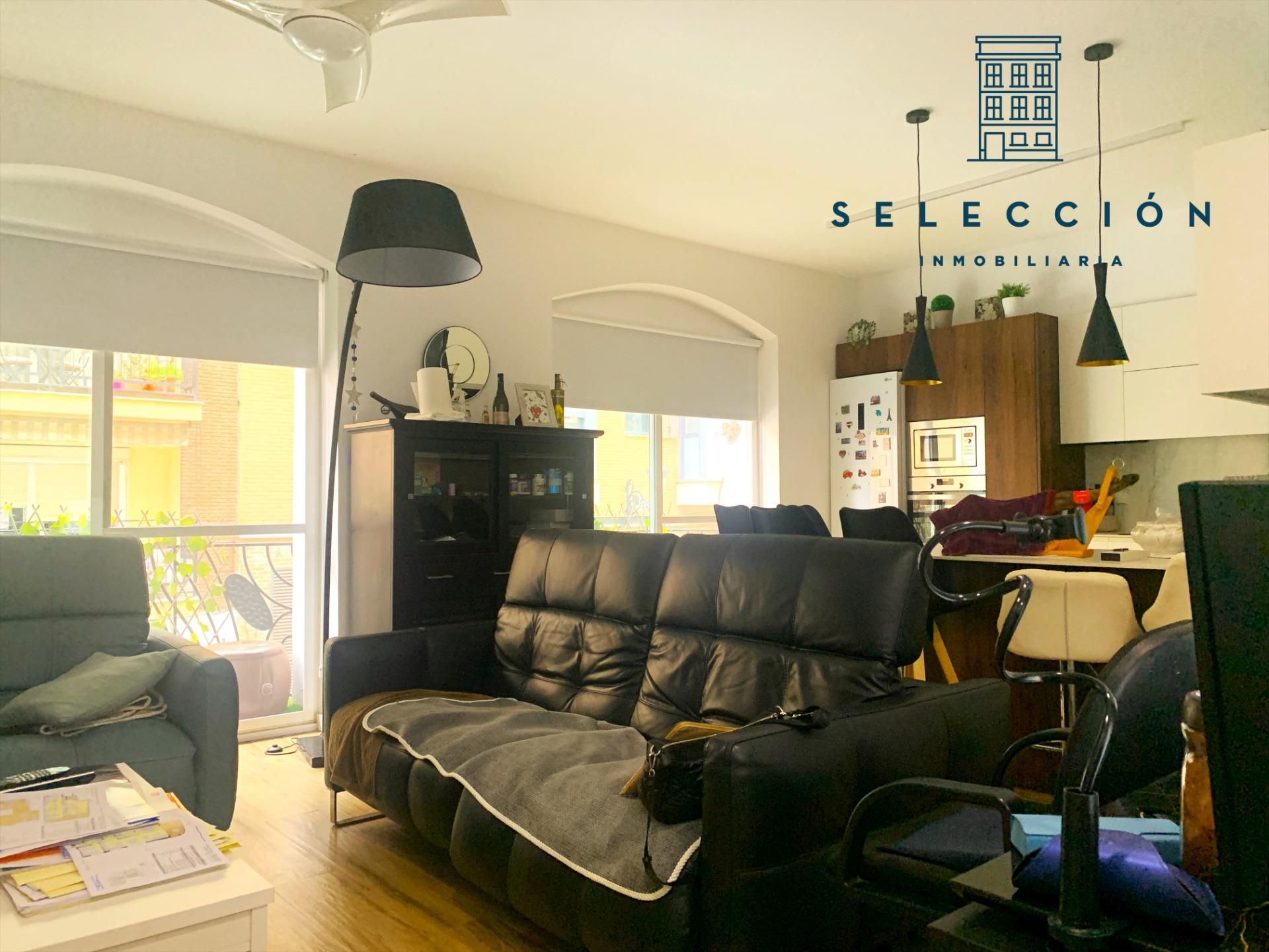 Living room of Flat for sale in  Valencia Capital  with Heating and Balcony