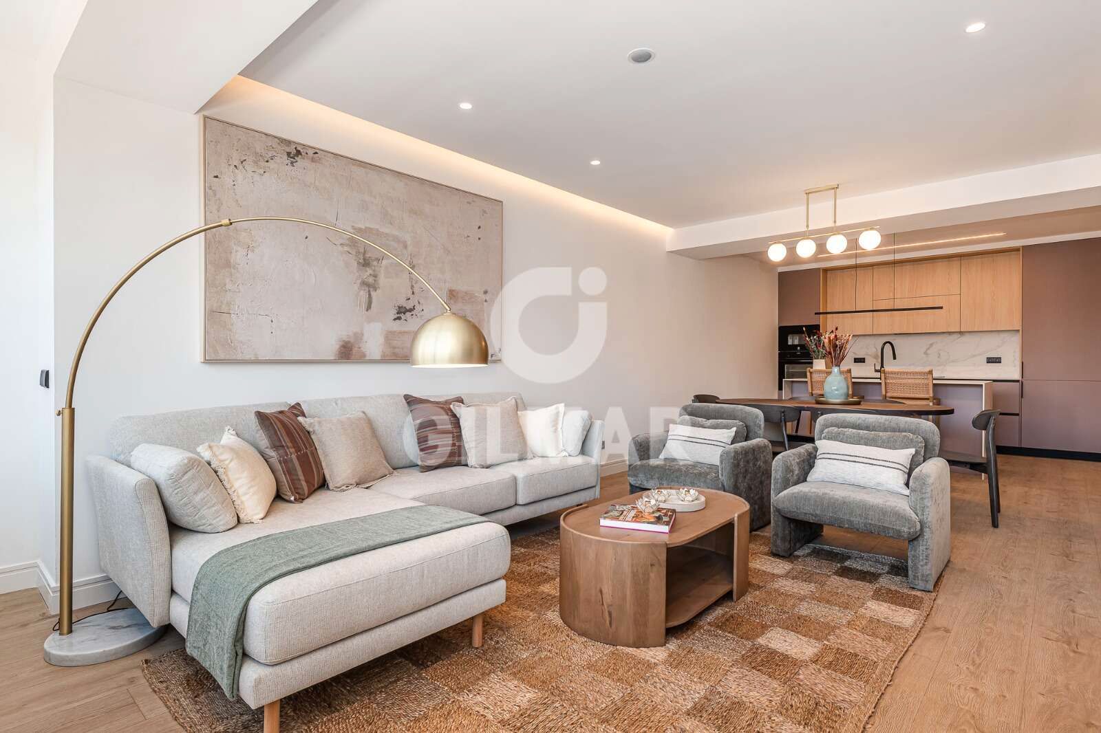 Living room of Flat for sale in  Madrid Capital  with Air Conditioner, Heating and Storage room