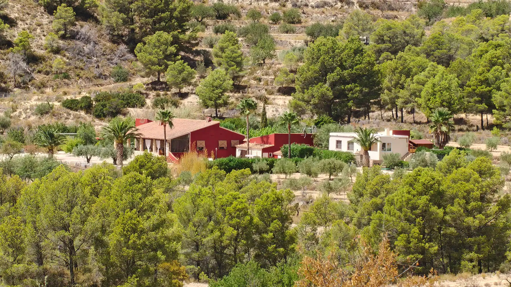 Vista exterior de Finca rústica en venda en Finestrat amb Aire condicionat, Calefacció i Jardí privat