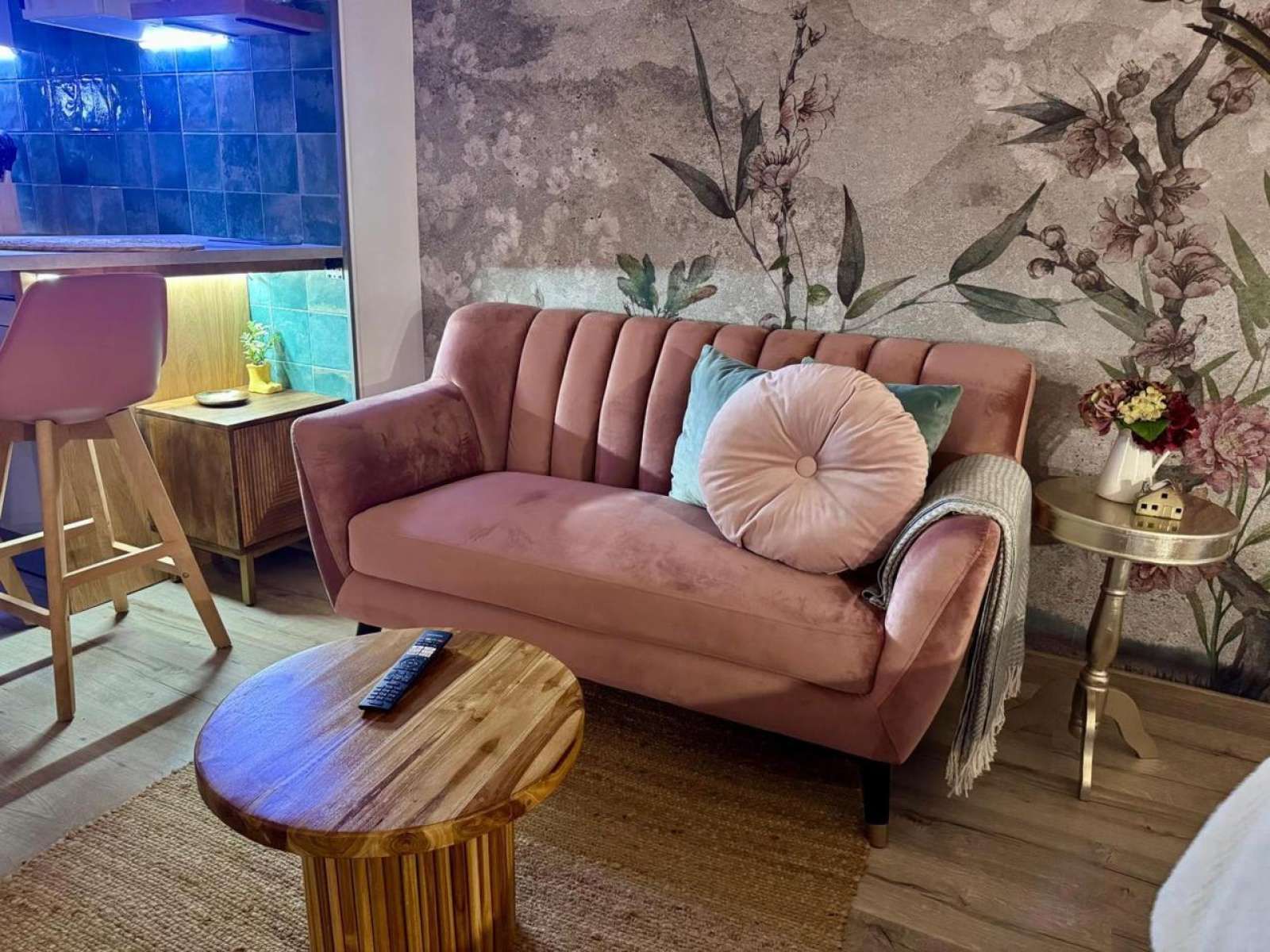 Wohnzimmer von Wohnung zur untervermieten in Oviedo  mit Klimaanlage, Terrasse und Möbliert