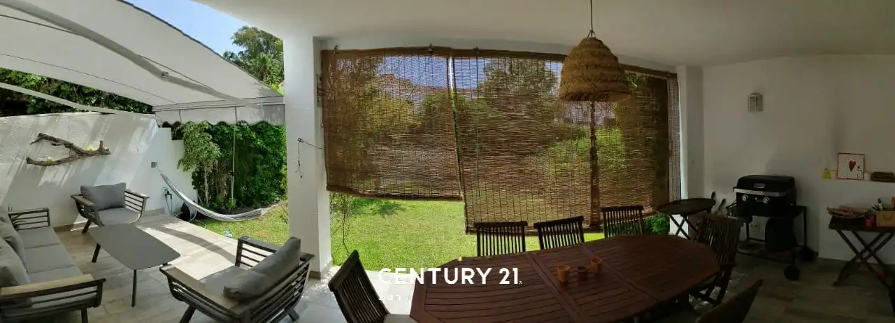 Terraza de Casa o chalet de alquiler en Estepona con Aire acondicionado, Jardín privado y Terraza