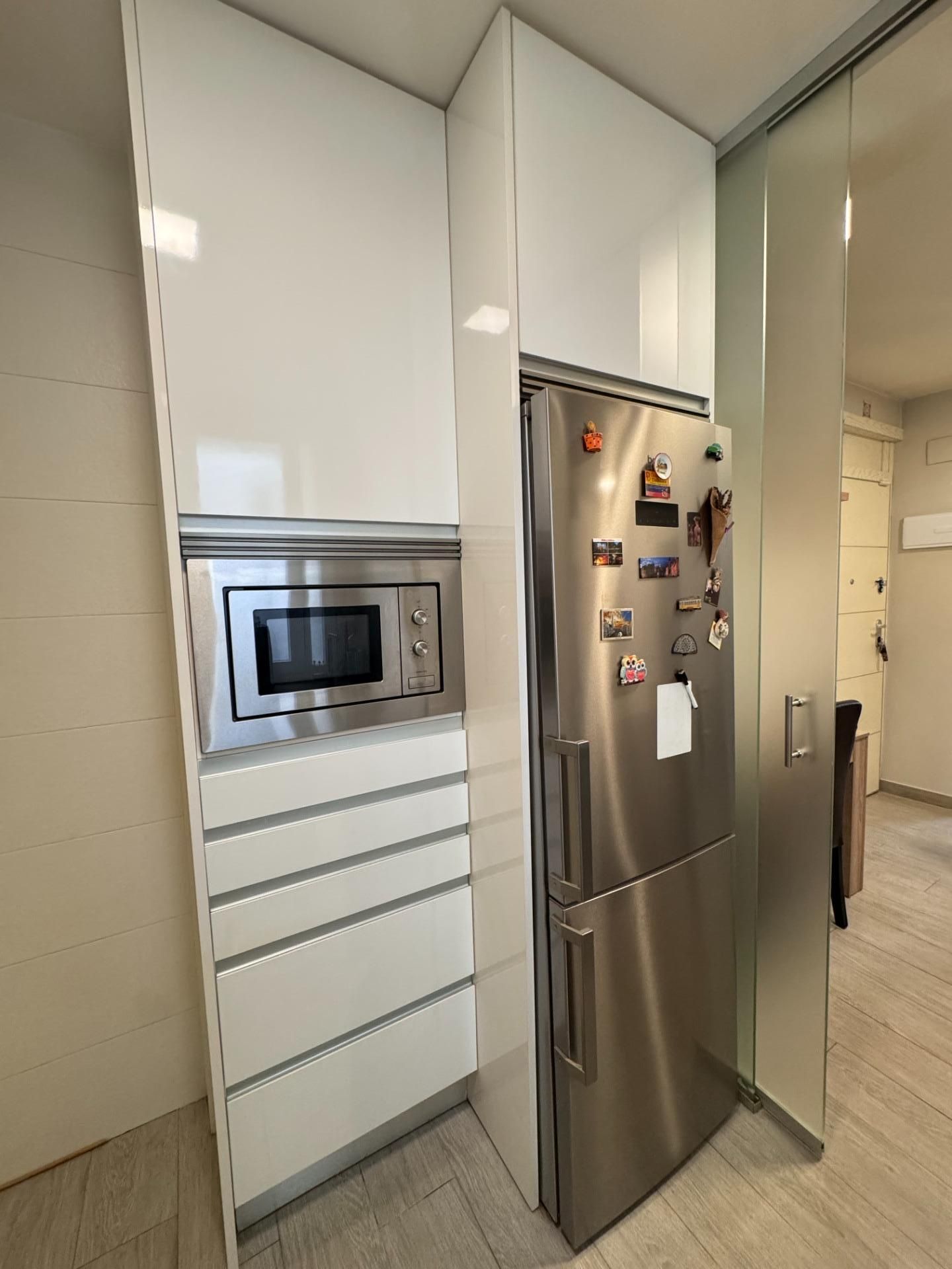 Kitchen of Flat for sale in  Madrid Capital  with Heating