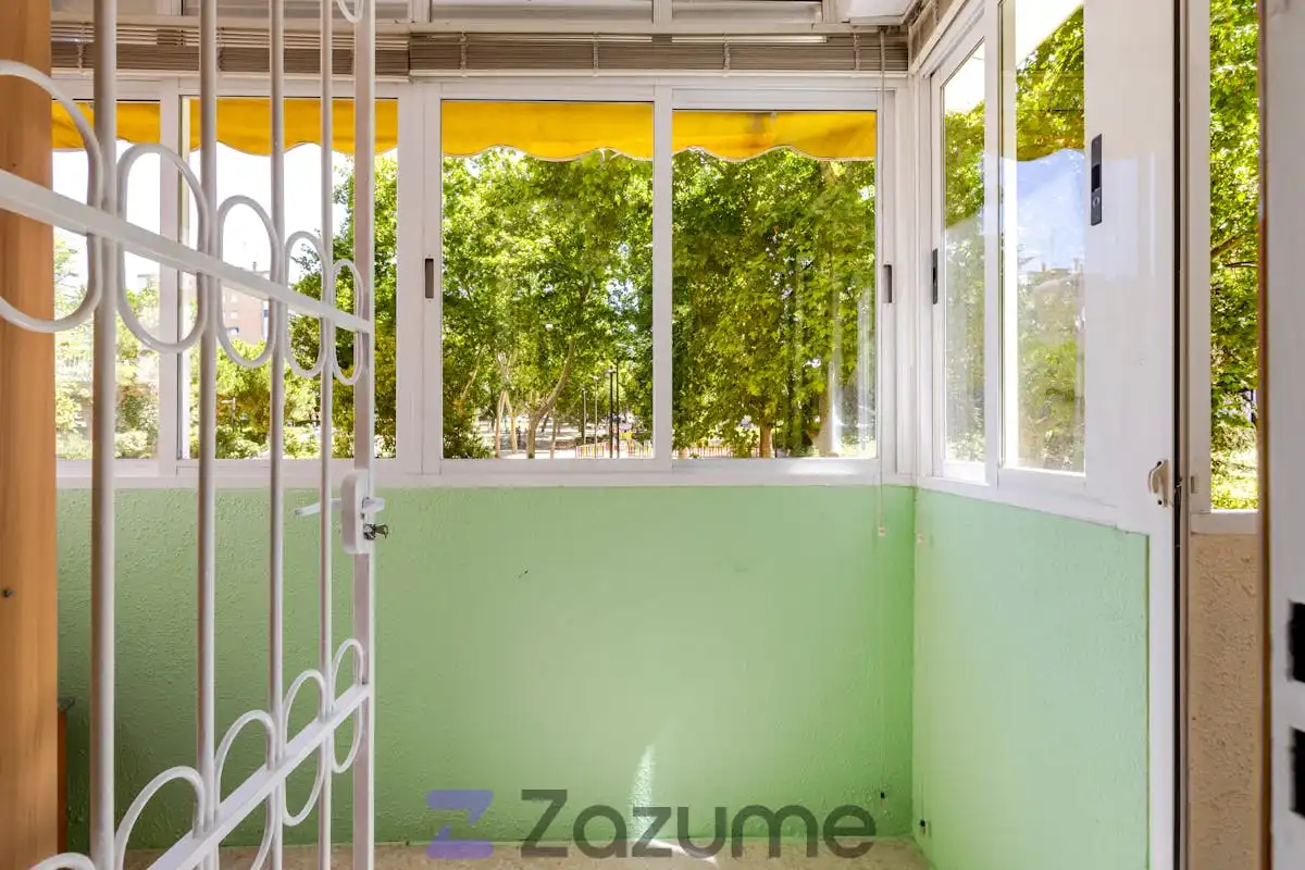 Terraza de Piso de alquiler en Móstoles con Calefacción, Parquet y Terraza