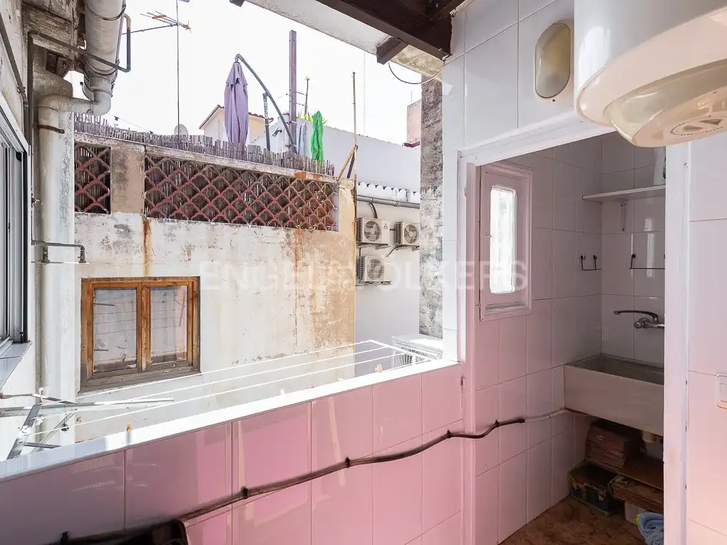 Terrasse von Wohnung zur Miete in Valencia mit Klimaanlage, Heizung und Parkett