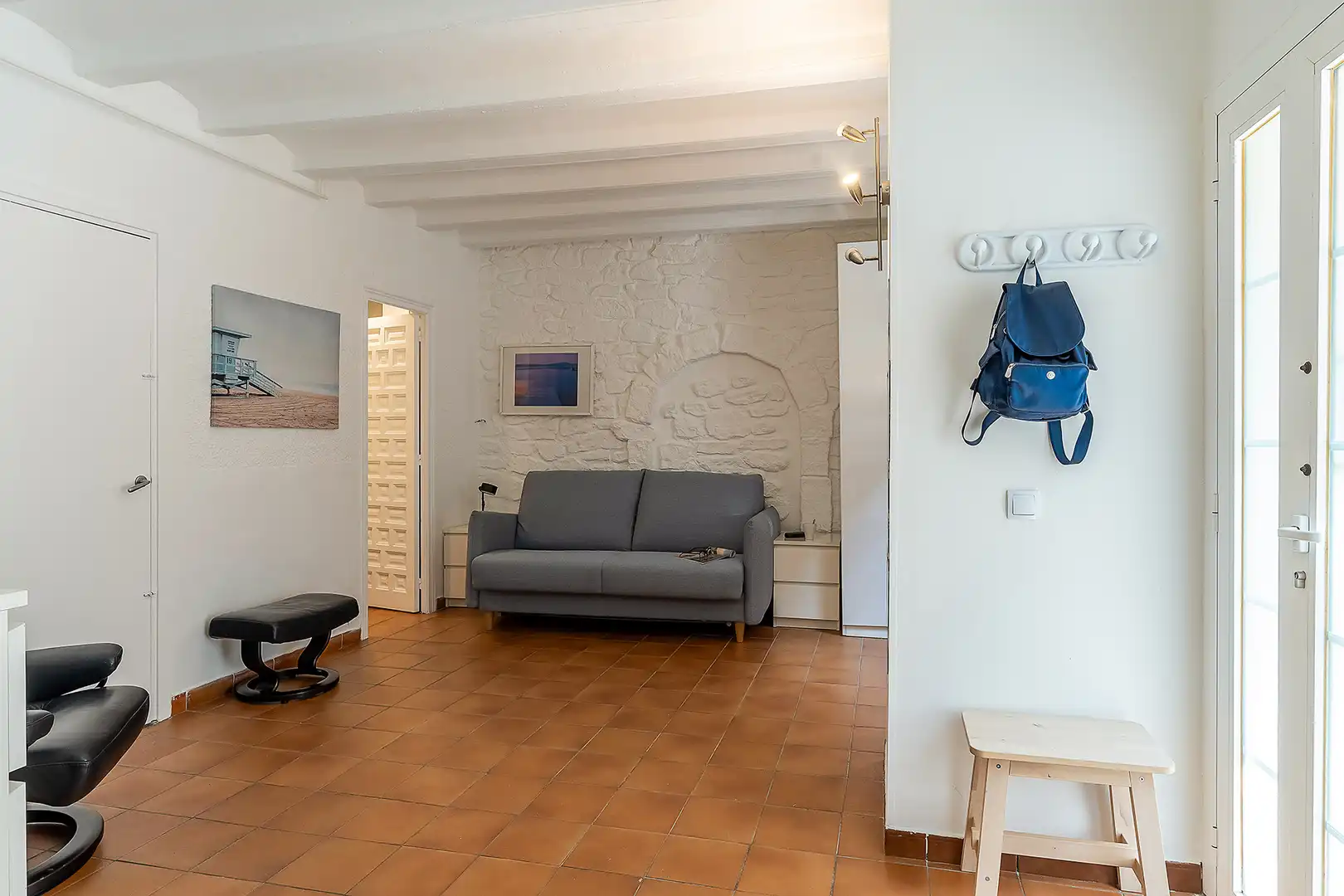 Wohnzimmer von Wohnungen zum Verkauf in Barcelona mit Klimaanlage, Möbliert und Waschmaschine