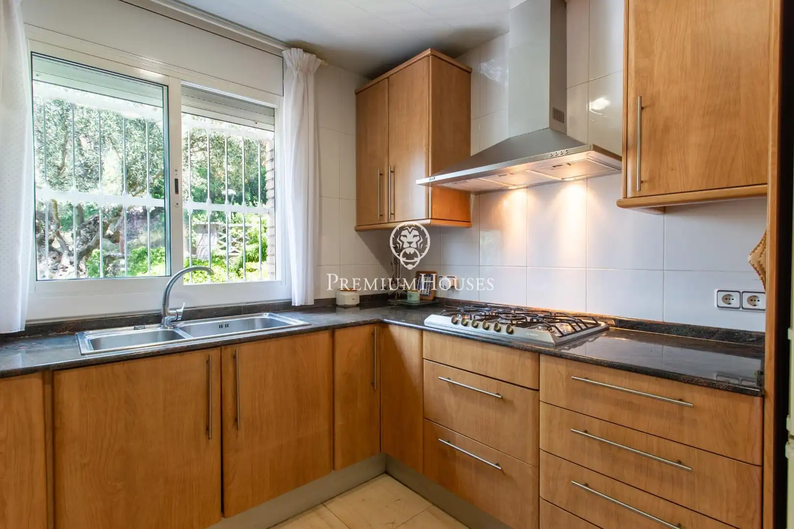 Cocina de Casa o chalet en venta en Vallromanes con Calefacción, Jardín privado y Terraza
