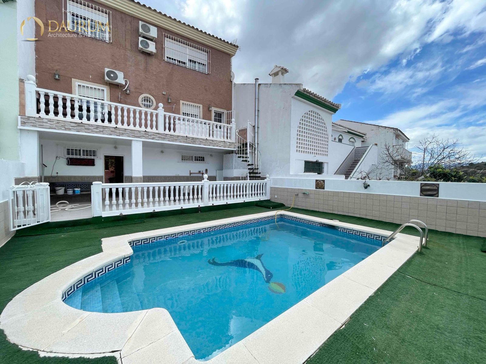 Piscina de Casa adosada en venta en Málaga Capital con Aire acondicionado, Calefacción y Terraza
