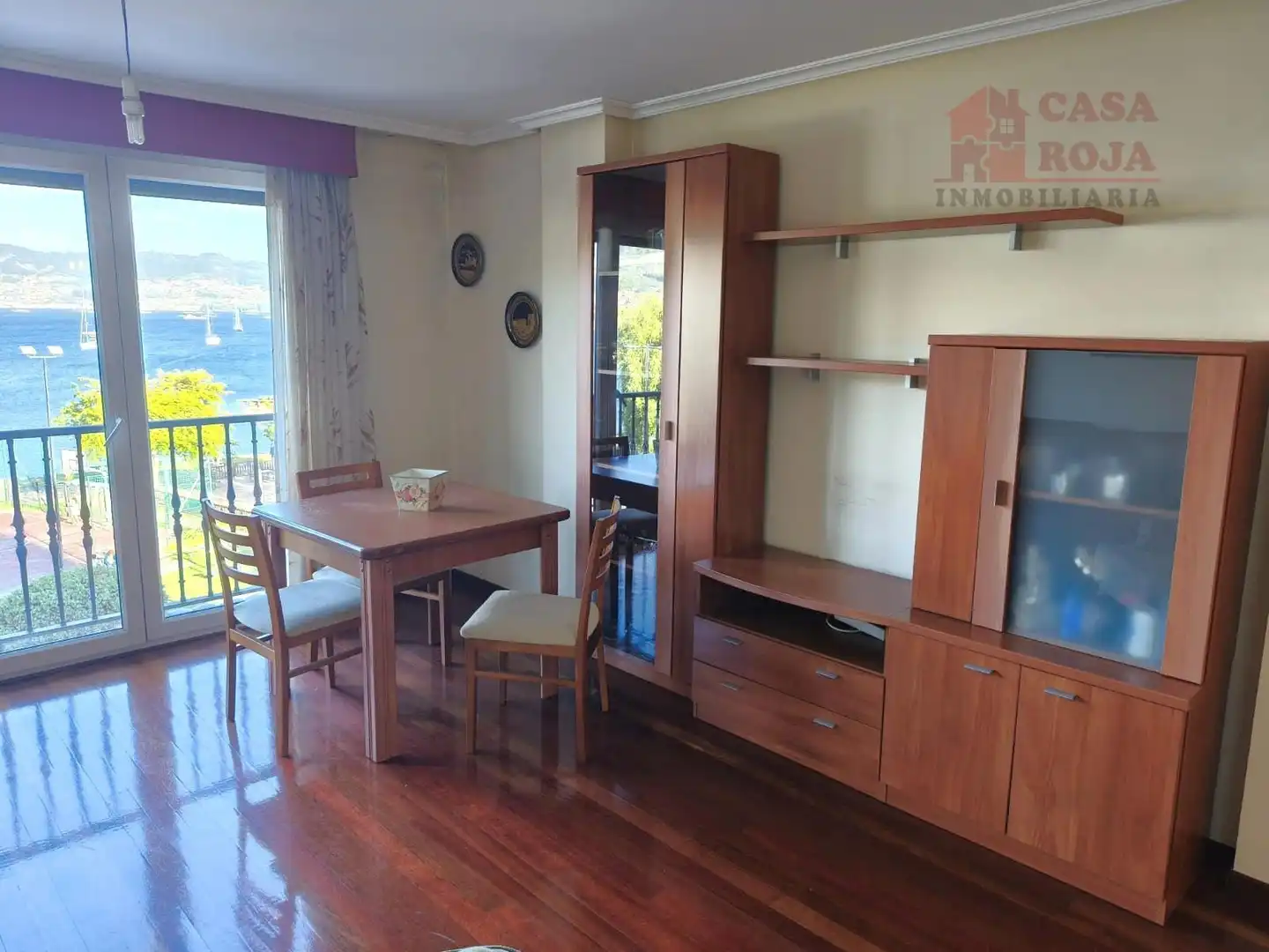 Sala d'estar de Apartament en venda en Moaña amb Calefacció, Traster i Moblat