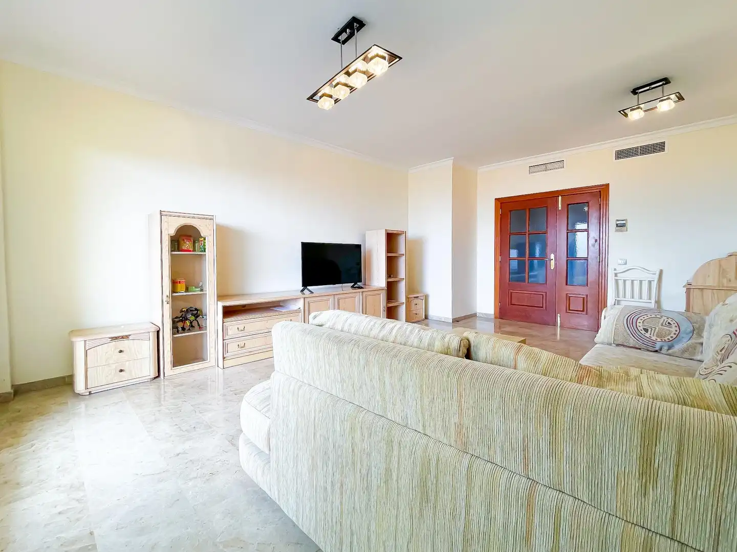 Sala de estar de Apartamento en venta en Santiago del Teide con Jardín privado, Terraza y Trastero