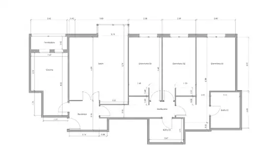 Wohnung zur Miete in Madrid mit Klimaanlage, Heizung und Parkett
