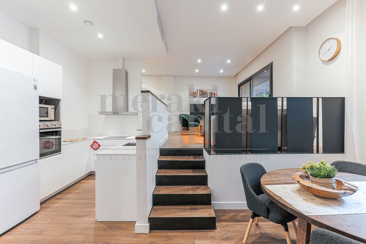 Cuina de Planta baixa de lloguer en Sant Cugat del Vallès amb Aire condicionat, Calefacció i Parquet