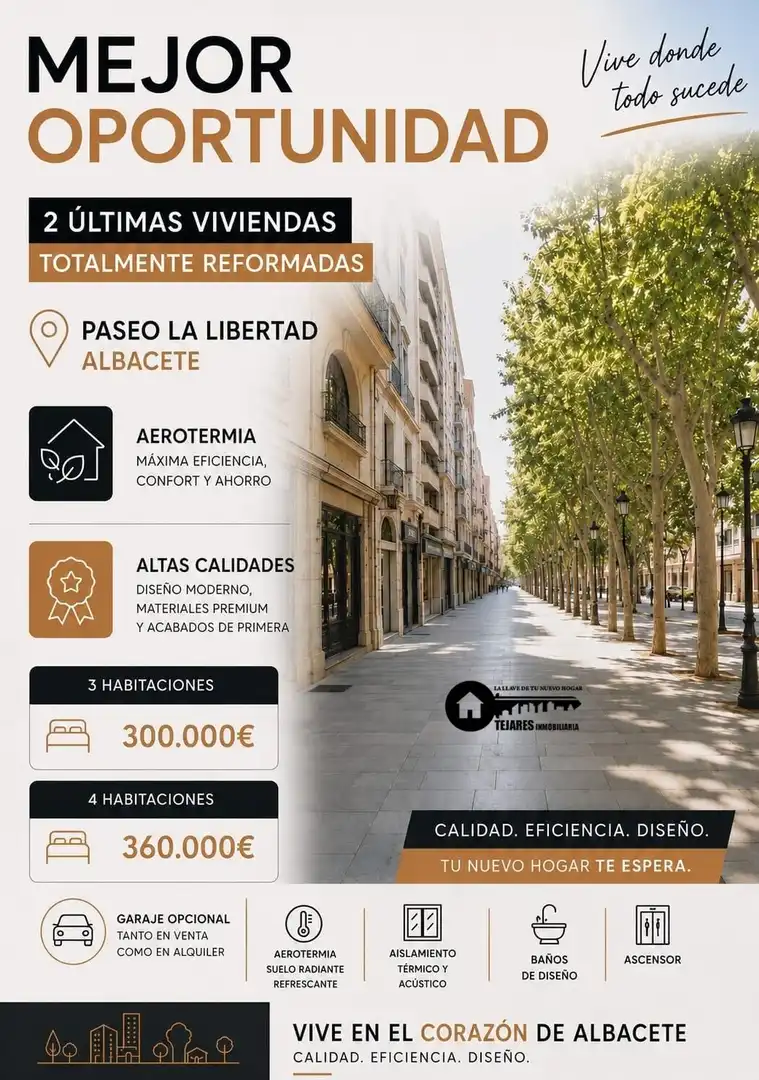 Exterior view of Flat for sale in Albacete  with Heating, Terrace and Balcony