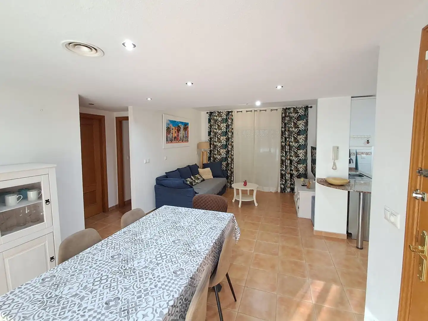 Living room of Apartments for rent in L'Alfàs del Pi  with Terrace, Furnished and Balcony